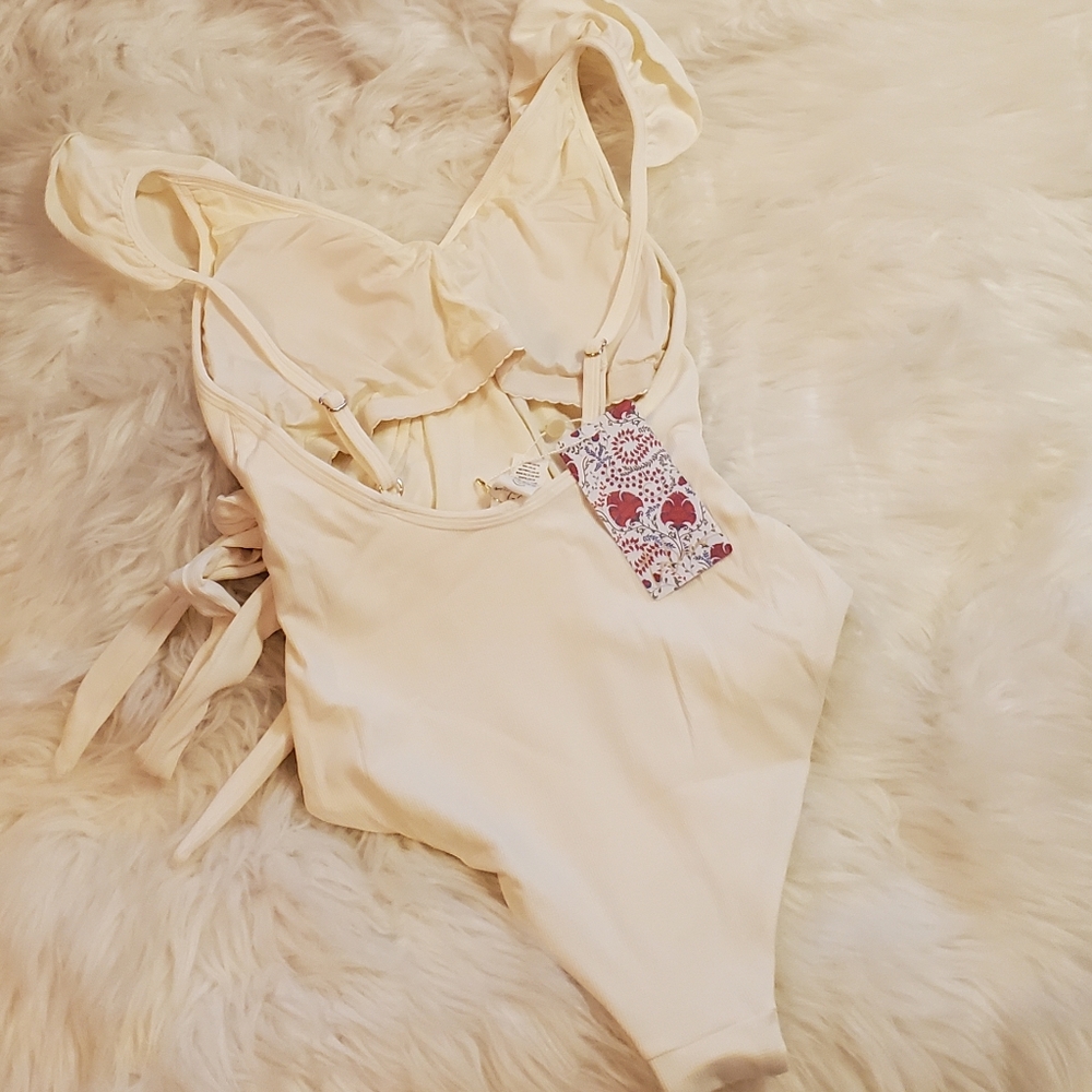 Toluca Isabella Maxi Wrap One-piece - Ivory Micro Waffle - Picture 7 of 16